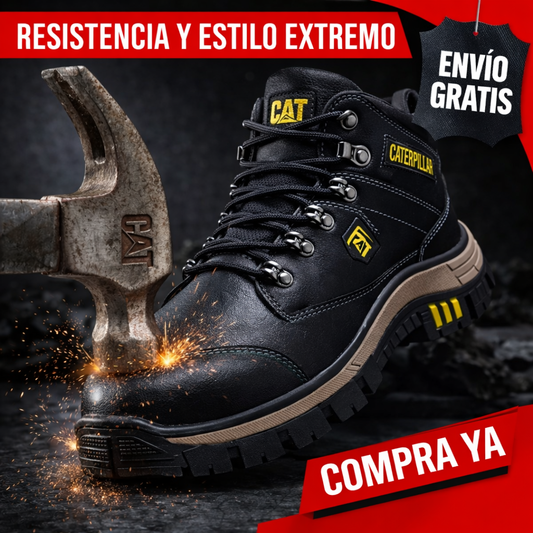 Zapatillas Caterpillar Corte Medio 100% Cuero