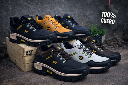 Zapatillas Caterpillar Corte Medio 100% Cuero