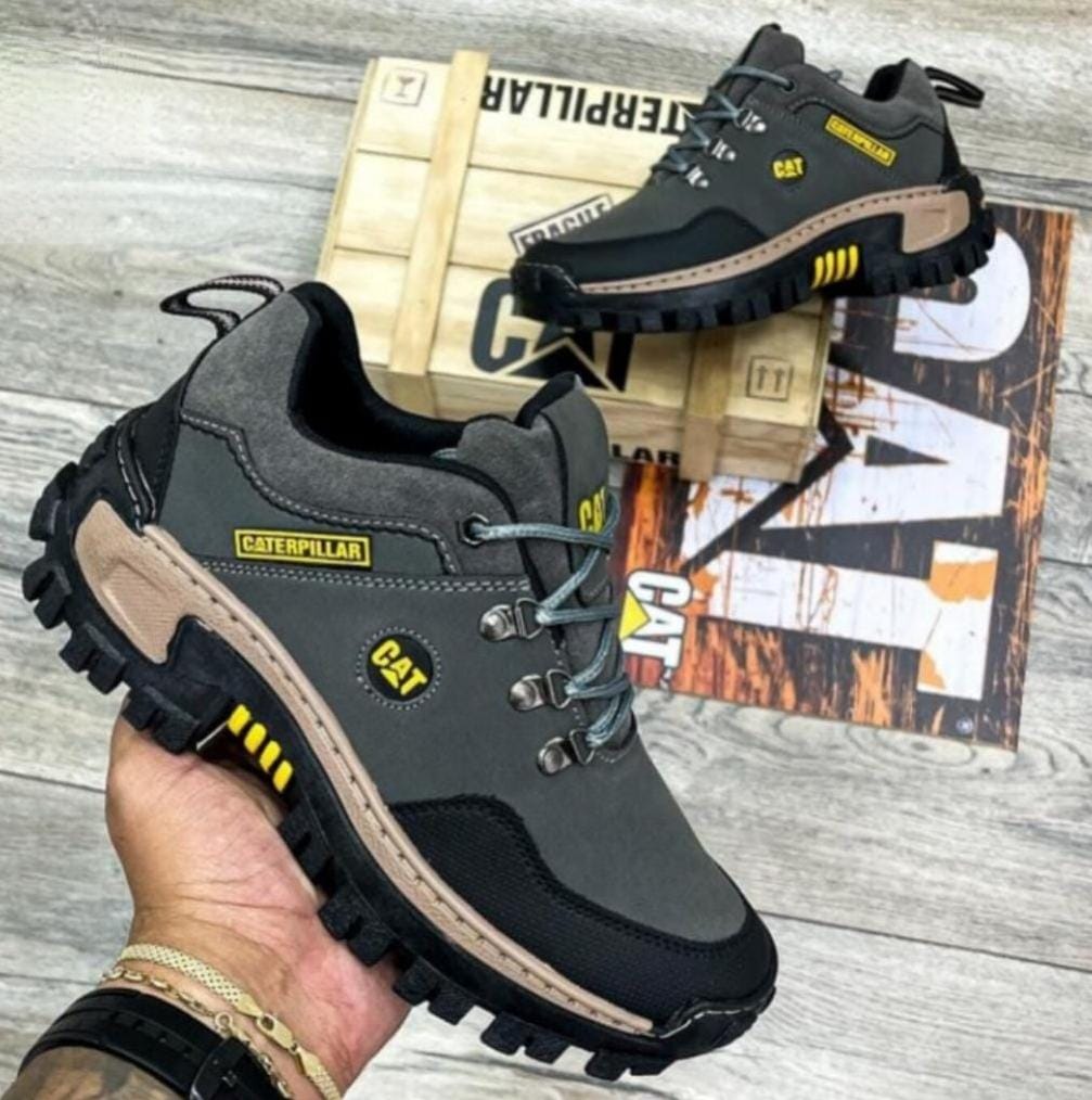 Zapatillas Caterpillar Corte Medio 100% Cuero