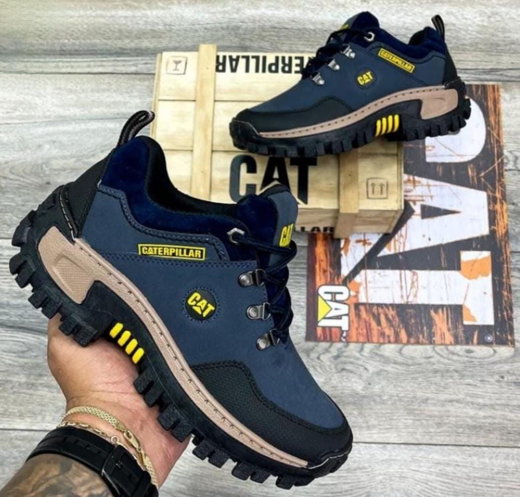 Zapatillas Caterpillar Corte Medio 100% Cuero